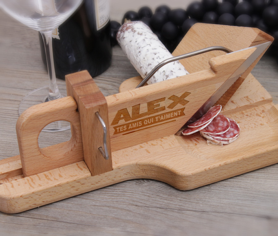 Guillotine à Saucisson personnalisée.